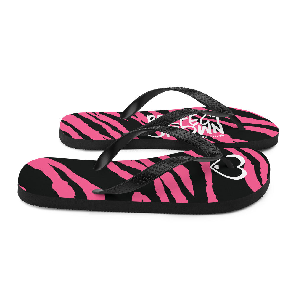 Perfect ♥rown Flip-Flops