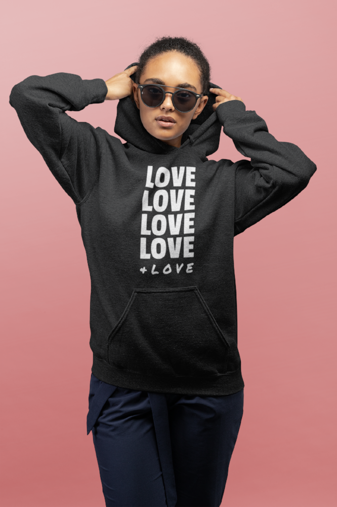 LOVE LOVE LOVE Hoodie (two sided)