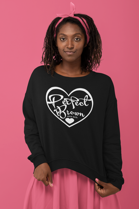 Perfect Brown Logo Women's Sweatshirt