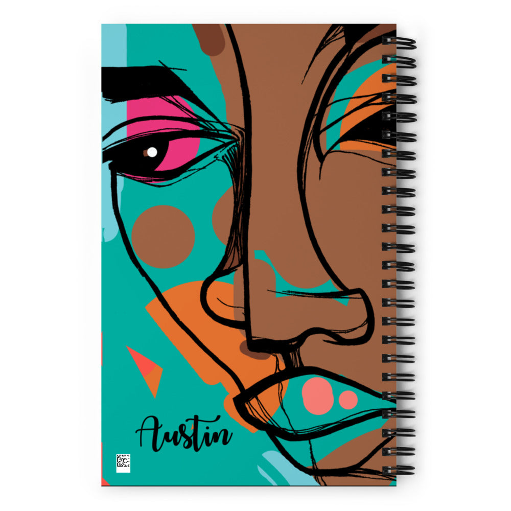 Smile Spiral notebook