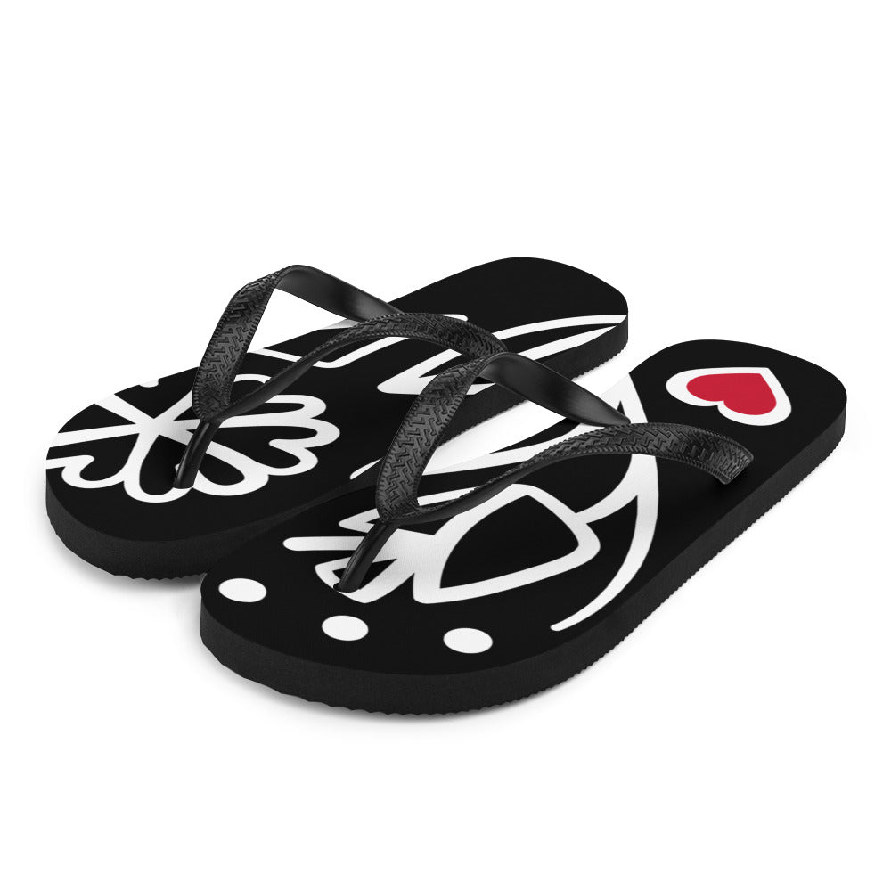 Love & Flowers Flip-Flops