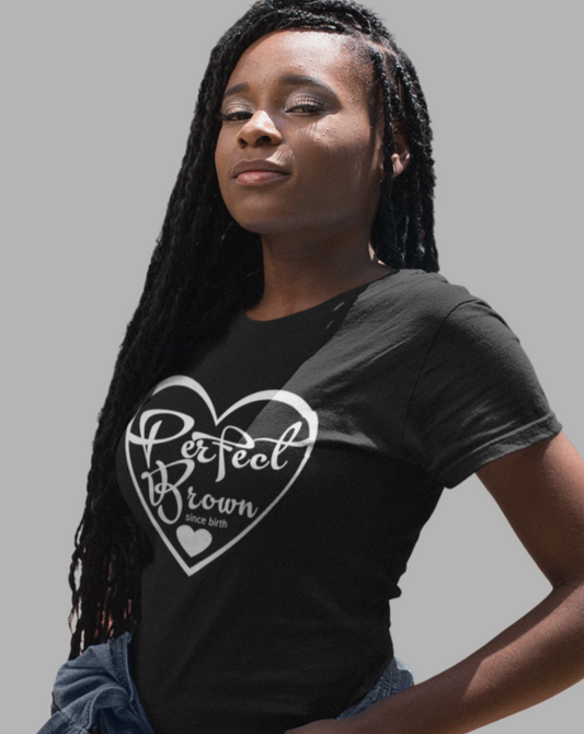 Perfect Brown Logo Adult T-shirt