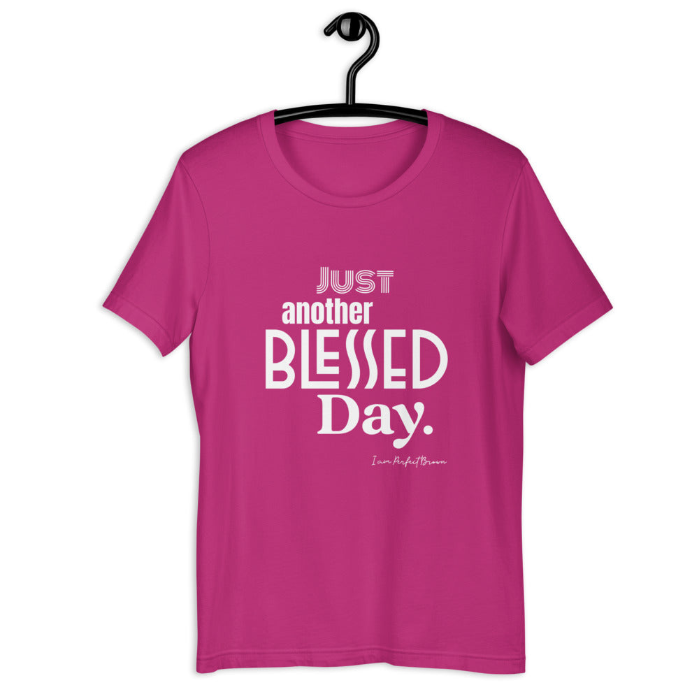 Just Another Blessed Day. unisex t-shirt