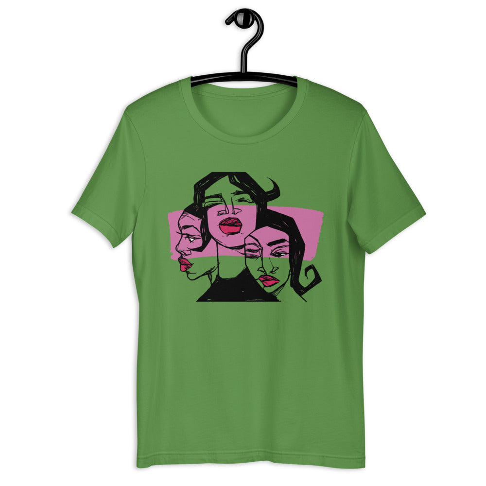 Sistas (Pink) Adult T-Shirt