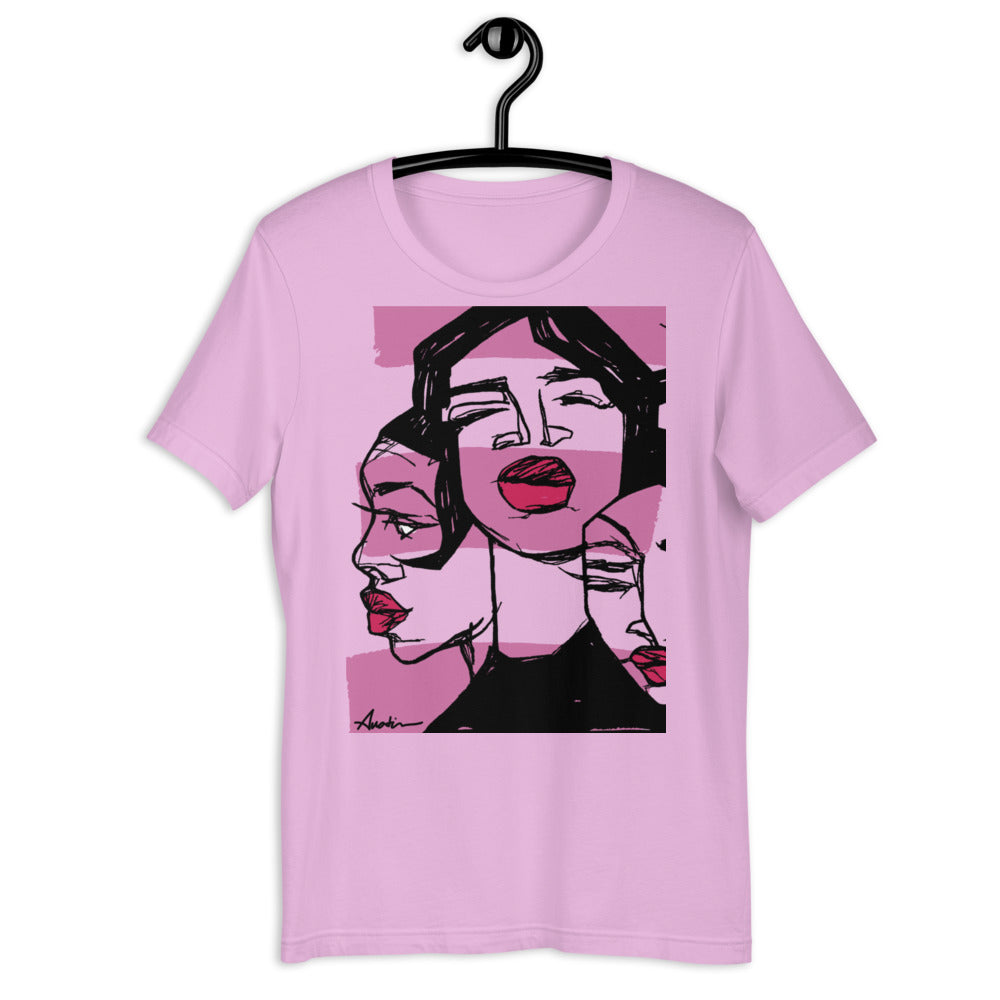 Sistas close-up (Pink) Adult T-Shirt