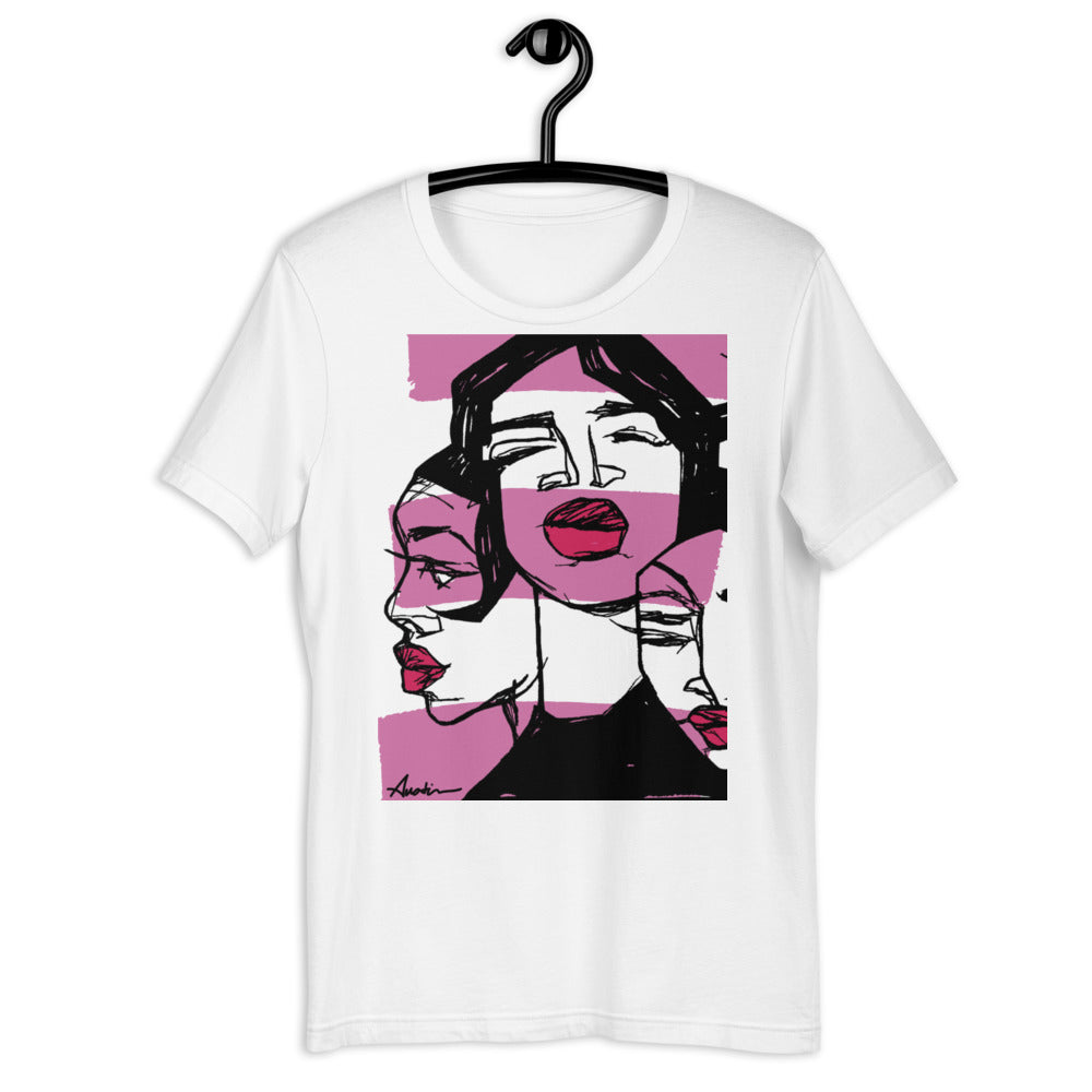 Sistas close-up (Pink) Adult T-Shirt
