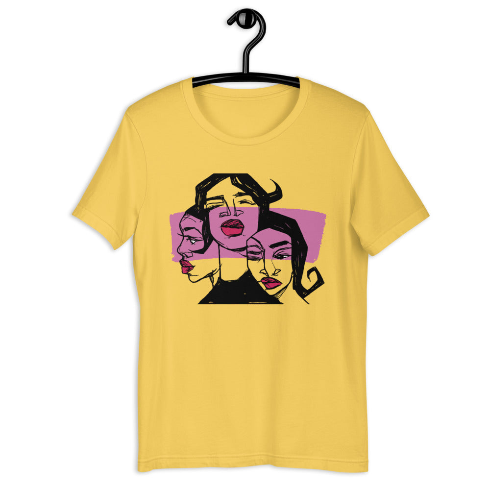 Sistas (Pink) Adult T-Shirt