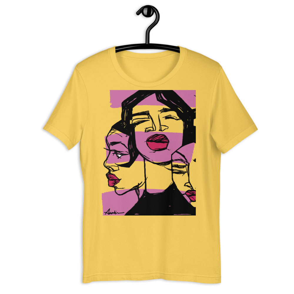 Sistas close-up (Pink) Adult T-Shirt