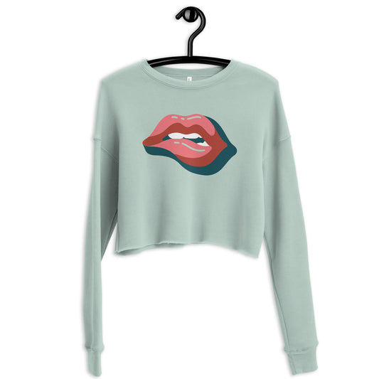 Lips Crop Sweatshirt