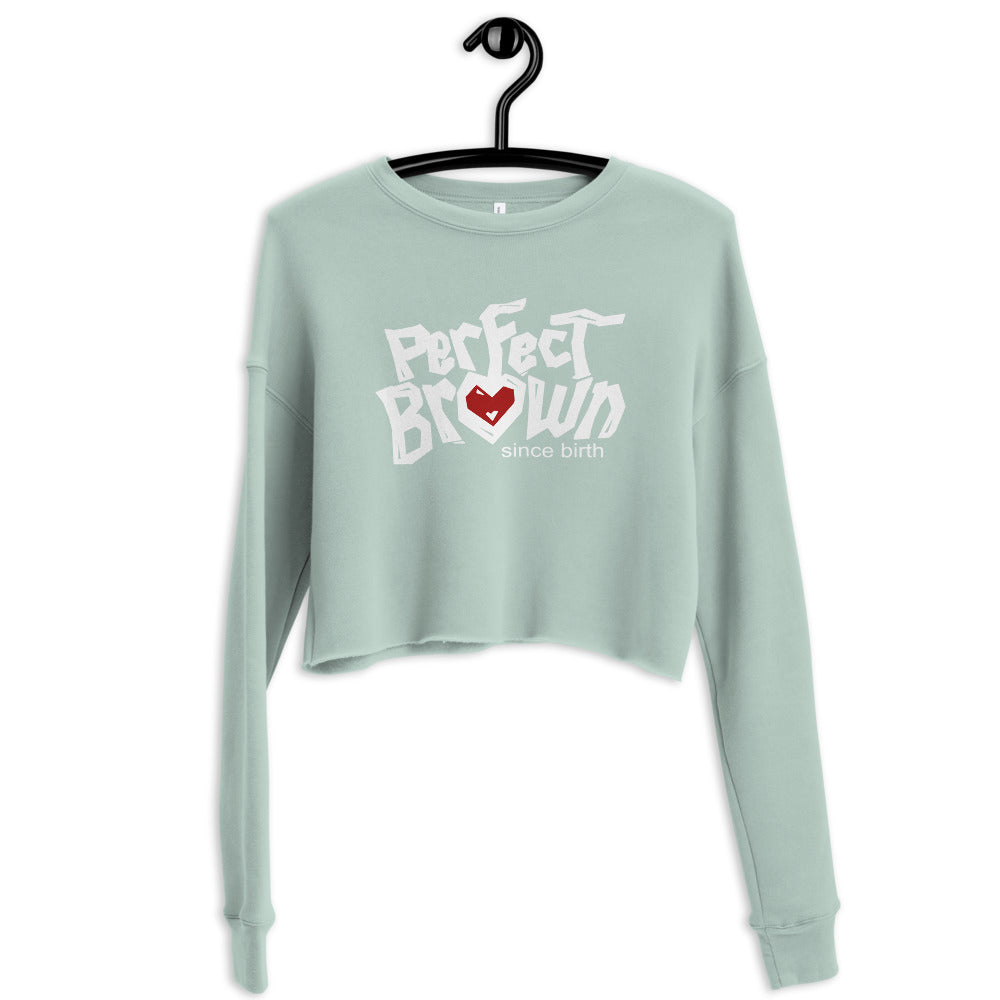 Perfect Brown (Justice) Crop Sweatshirt