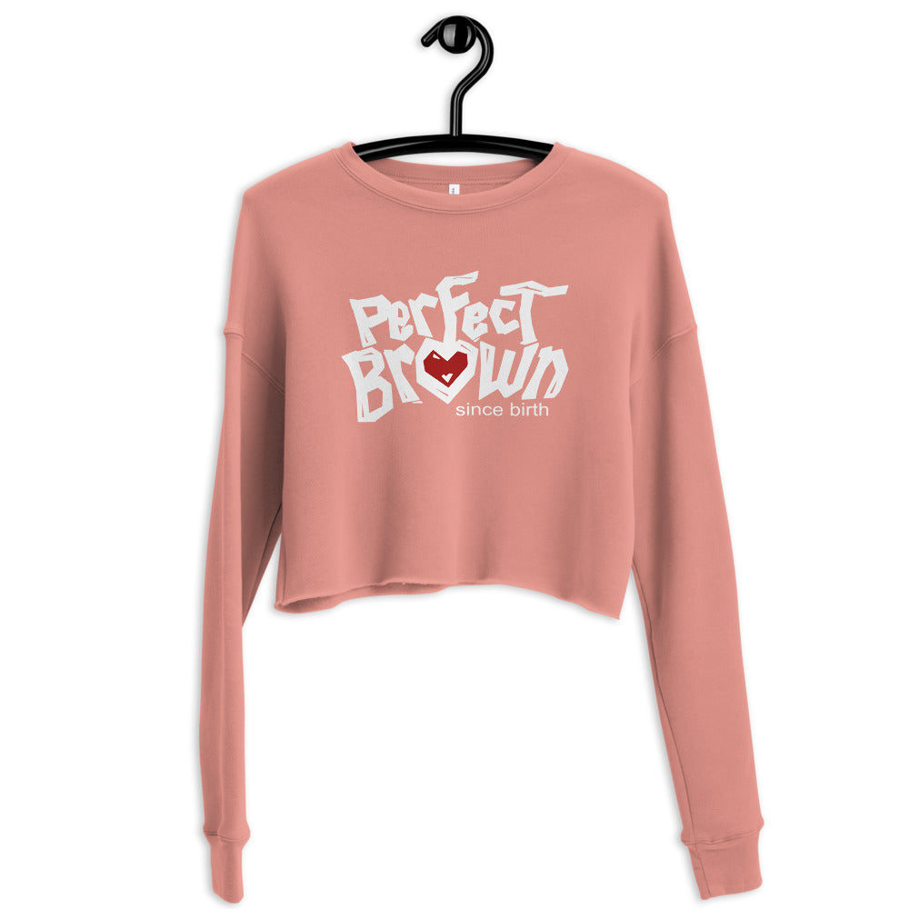Perfect Brown (Justice) Crop Sweatshirt