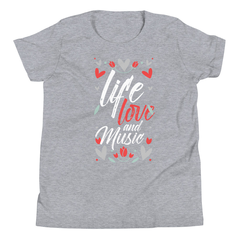 Life Love and Music Girl's T-Shirt