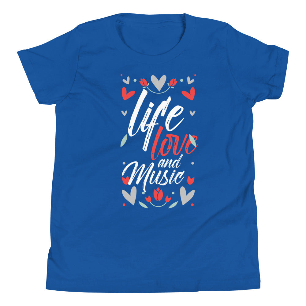 Life Love and Music Girl's T-Shirt