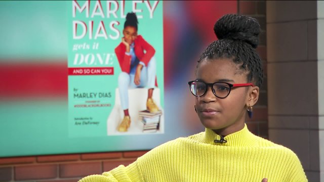 So this is 11-year-old Marley Dias, and she is an editor-in-residence at Elle magazine.