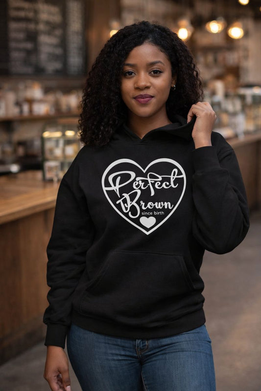 Perfect Brown Logo  oversized hoodie