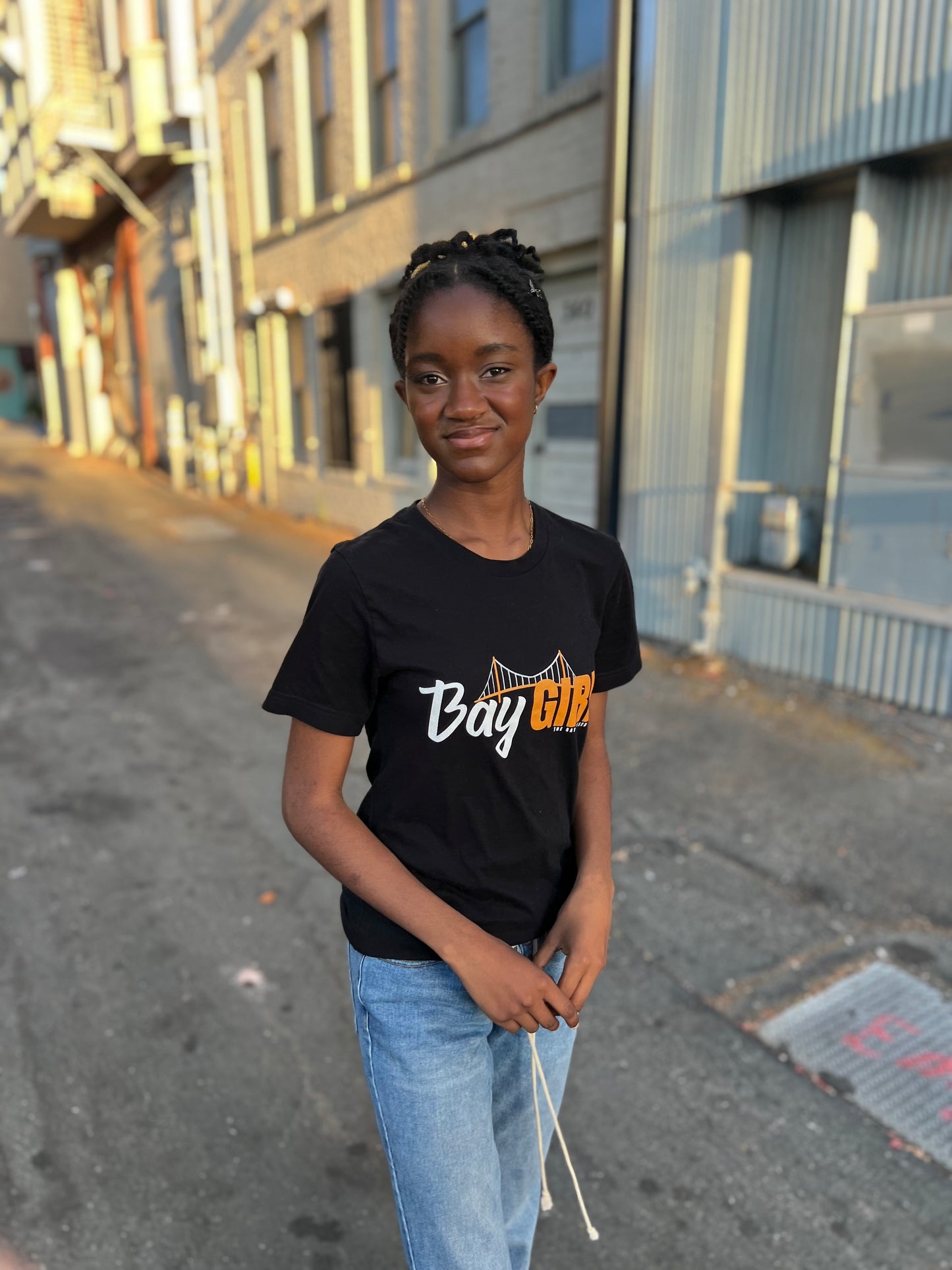 Bay Girl Adult t-shirt