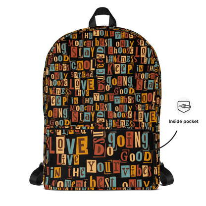 Good Vibes Only: Kind Words - Backpack