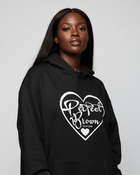 Perfect Brown Since Birth – Heart Logo Oversized Hoodie