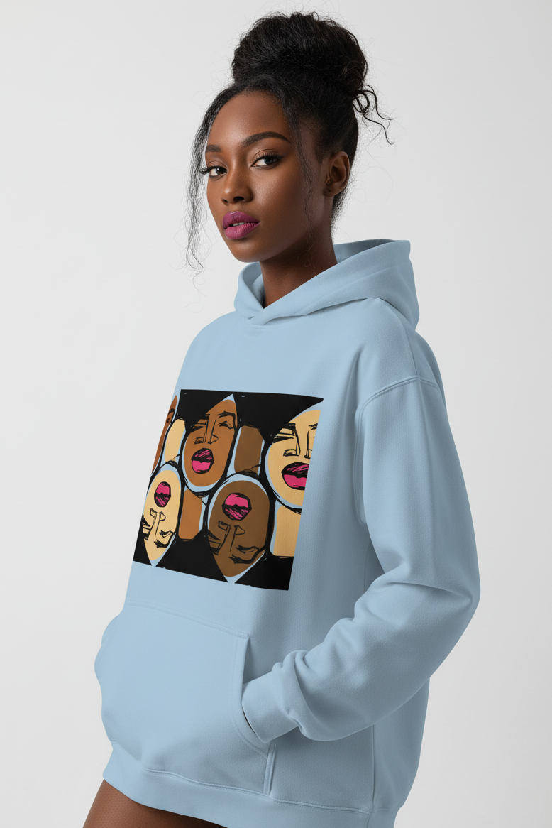 Reflections of Brown Graphic - Relax Fit Hoodie
