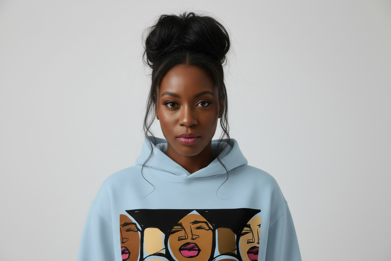 Reflections of Brown Graphic - Relax Fit Hoodie