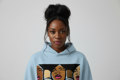 Reflections of Chocolate (Faces) - Oversized Hoodie
