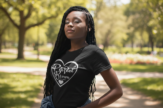 Perfect Brown Logo Adult T-shirt