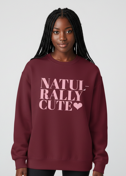 Naturally Cute - Oversized Heavyweight Sweatshirt