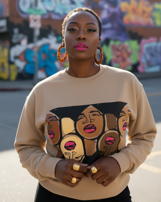 Reflections of Brown - Graphic Premium Sweatshirt