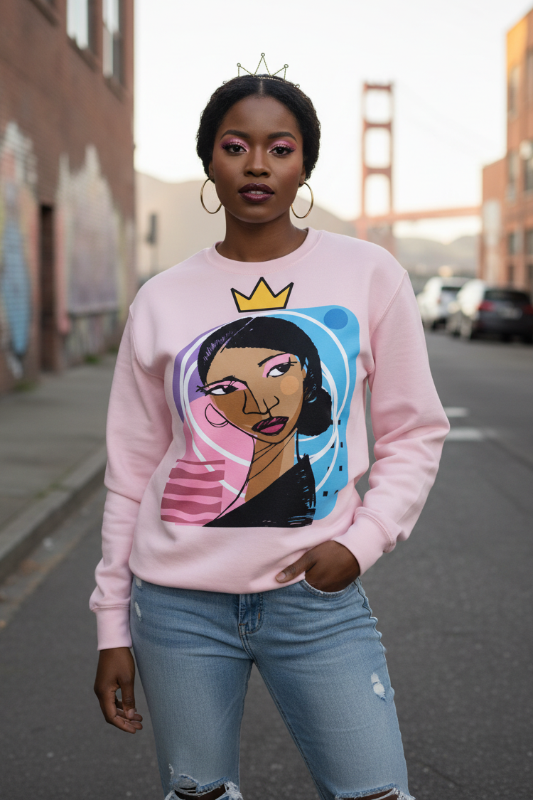 Crowned Reflections - Premium Sweatshirt