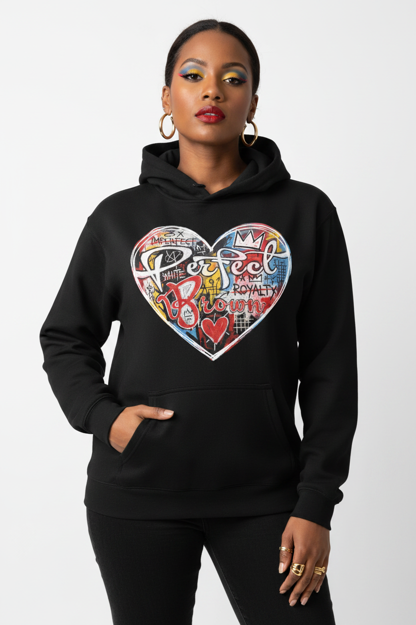 J.M.B Heart Logo - Relaxed Fit Hoodie