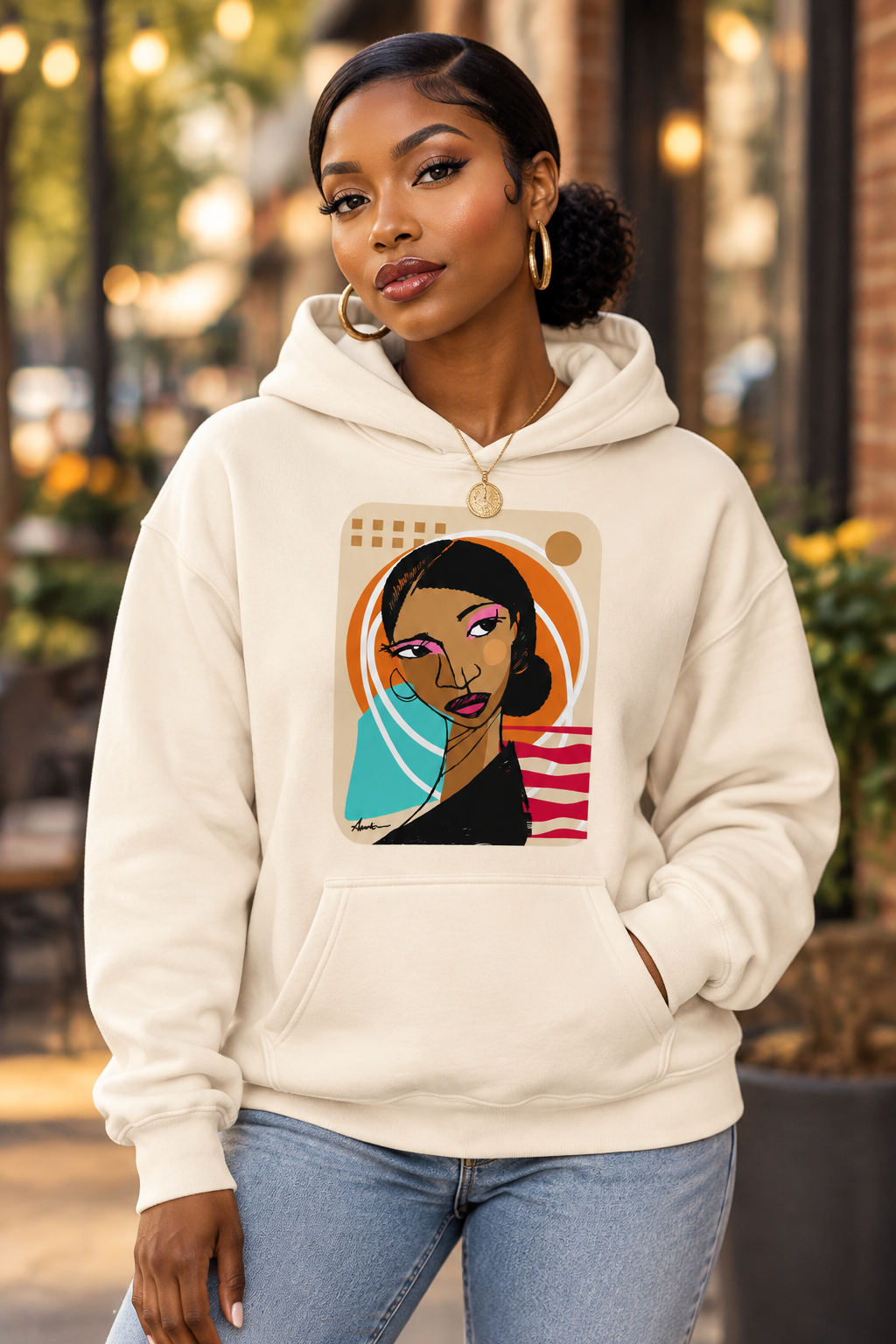 Rooted Reflections - Oversized Fit Hoodie