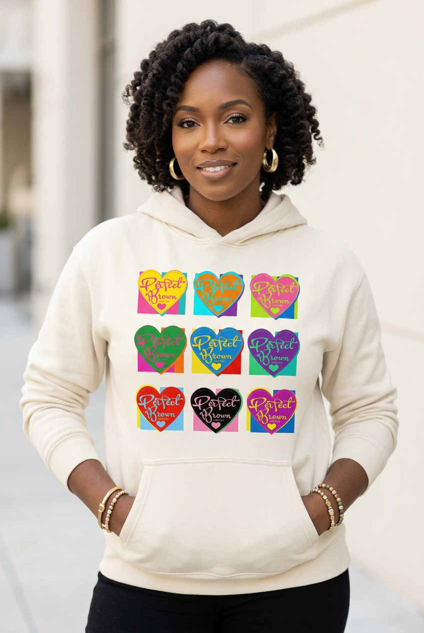 Nine Hearts Logo - Oversized Hoodie