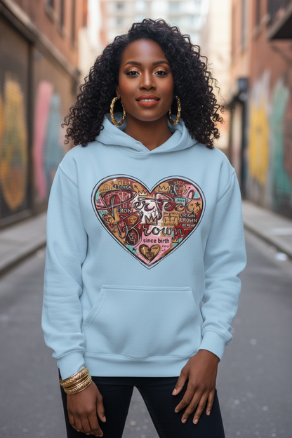 J.M.B #3 Heart Logo - Oversized Hoodie