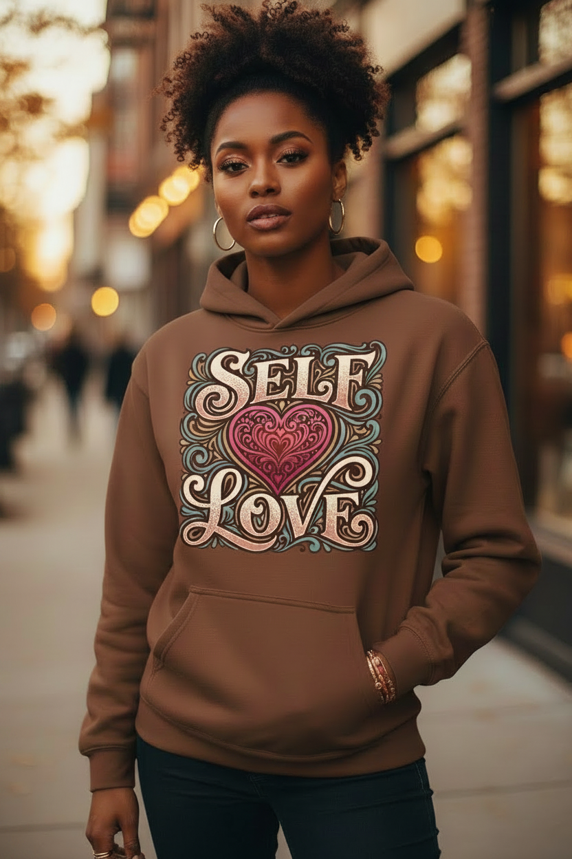 Self Love - Relax Fit Hoodie
