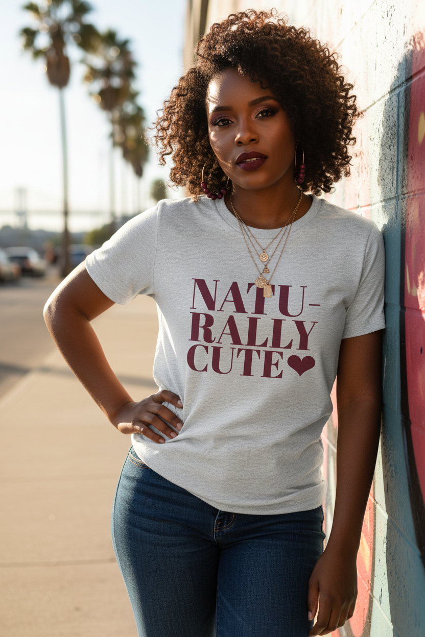 Naturally Cute - Graphic T-Shirt