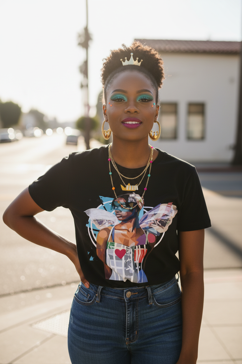 Queen of Hearts 2 - Graphic T-Shirt