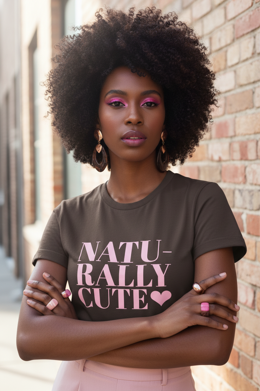 Naturally Cute - Graphic T-Shirt