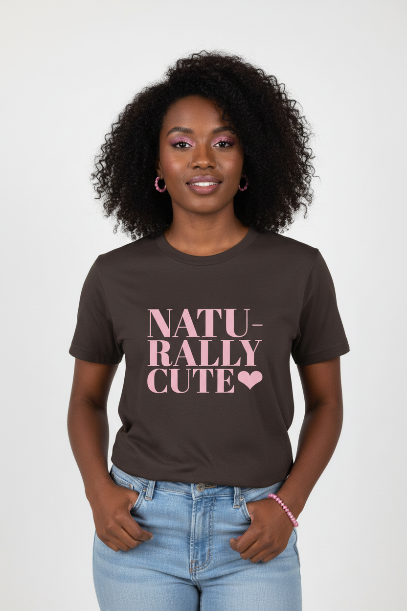 Naturally Cute - Graphic T-Shirt