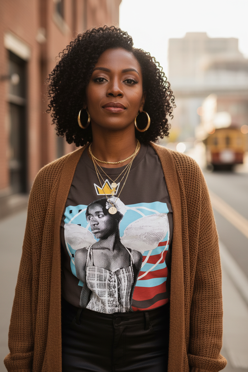 She Wears the Crown - Graphic T-shirt