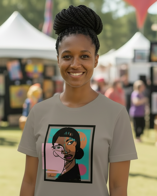 Orange Moon Adult t-shirt