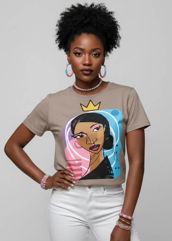 Crowned Reflections - Graphic T-shirt