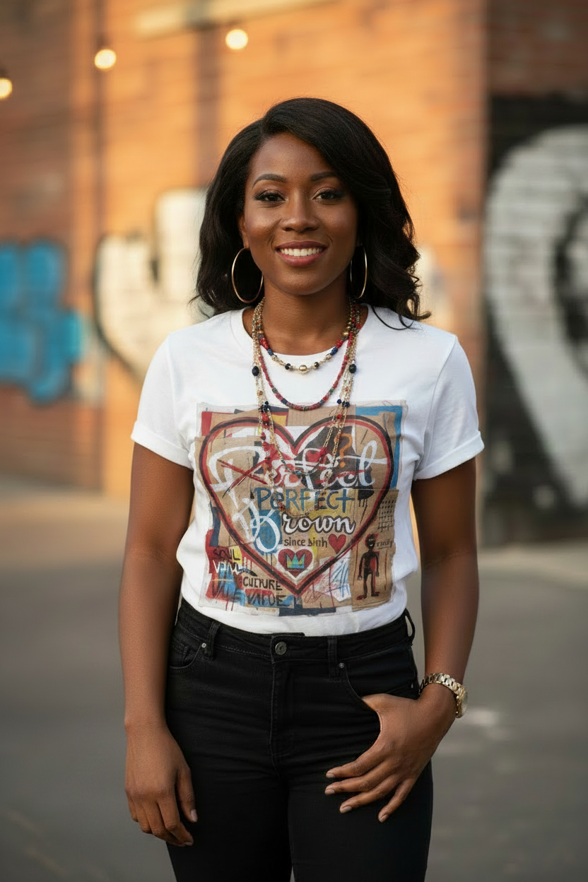 J.M.B #4 Heart Logo - Graphic T-Shirt