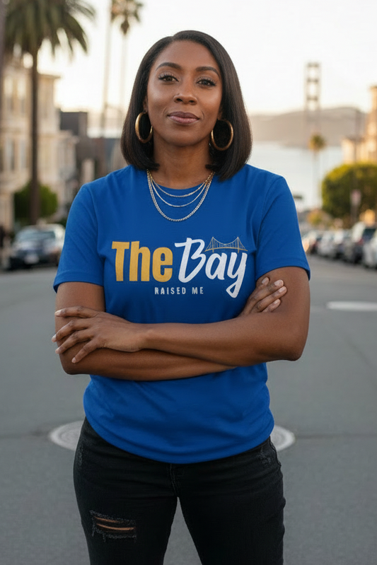 The Bay Raised Me Adult t-shirt