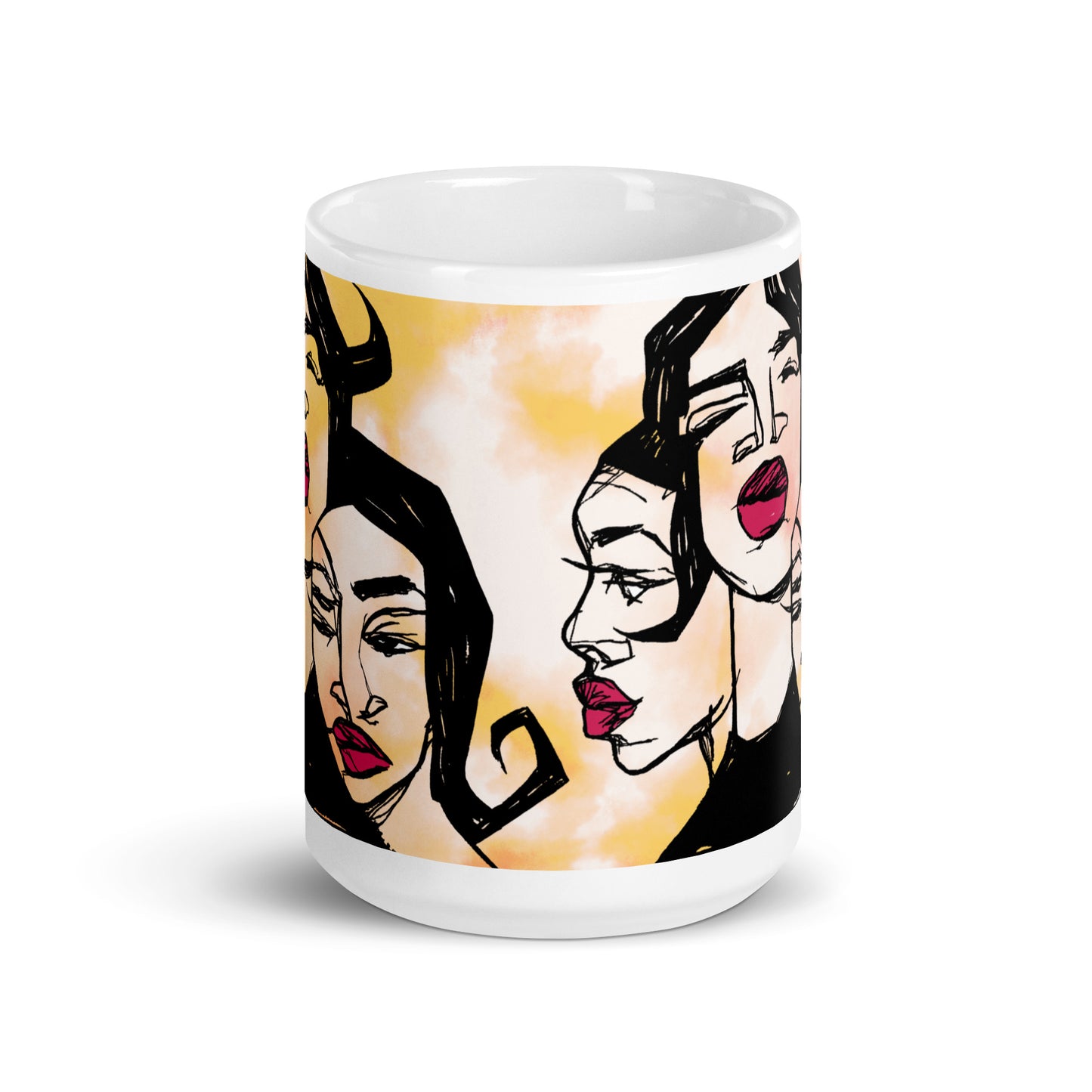3 Sisters glossy mug