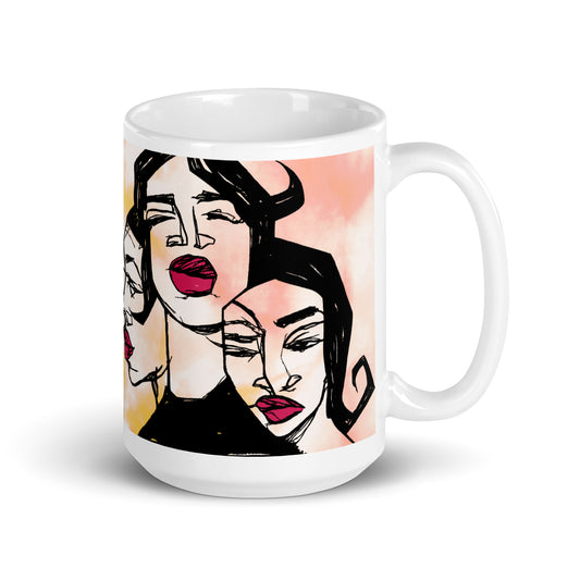 3 Sisters glossy mug