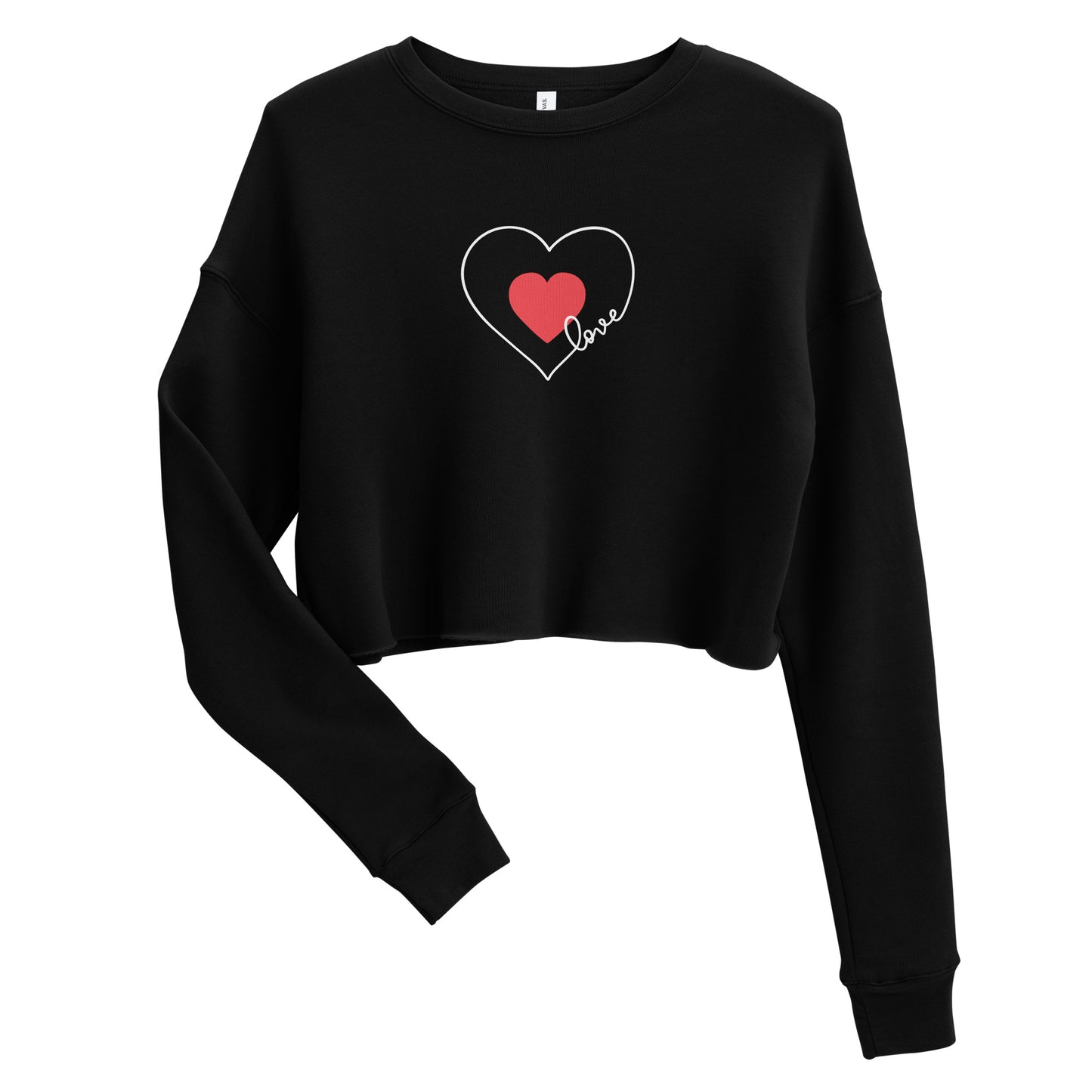 Heart Crop Sweatshirt