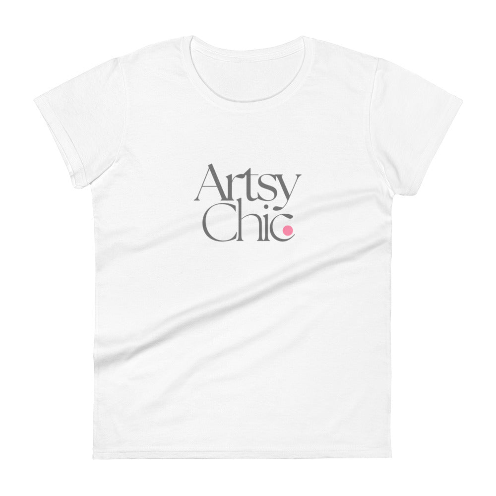 ARTSY CHIC Women's Fashion Fit T-shirt