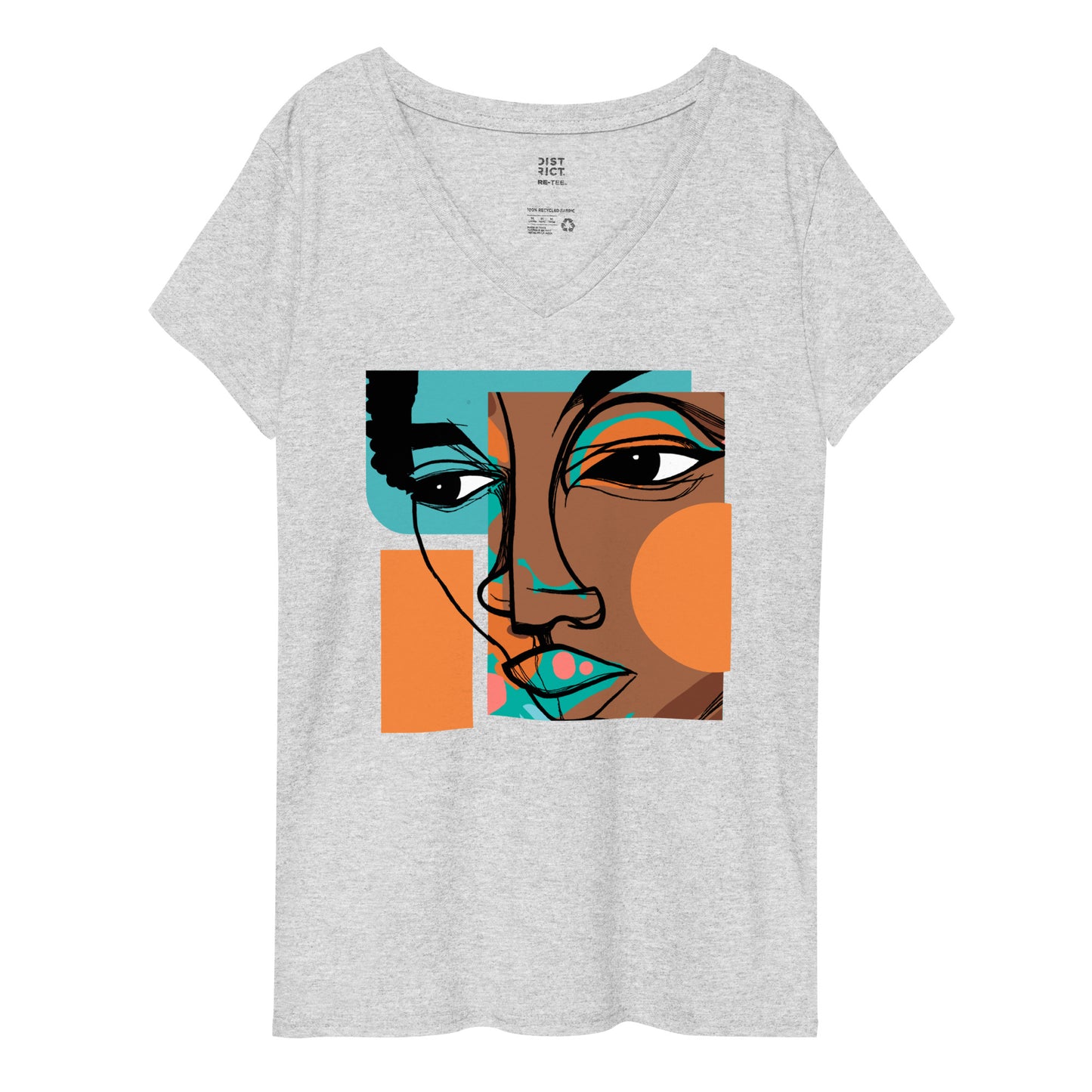Mood Women’s recycled v-neck t-shirt