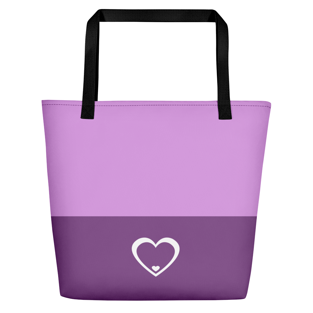 Logo Purple & White Bag