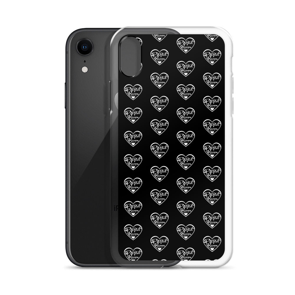 Perfect Brown Logo Infinity iPhone Case (Blk)